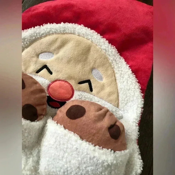 NWOT! BARK! Dog’s Large 3-piece Santa Crinkle Toy w/Choc Chip Cookies! - Picture 3 of 10